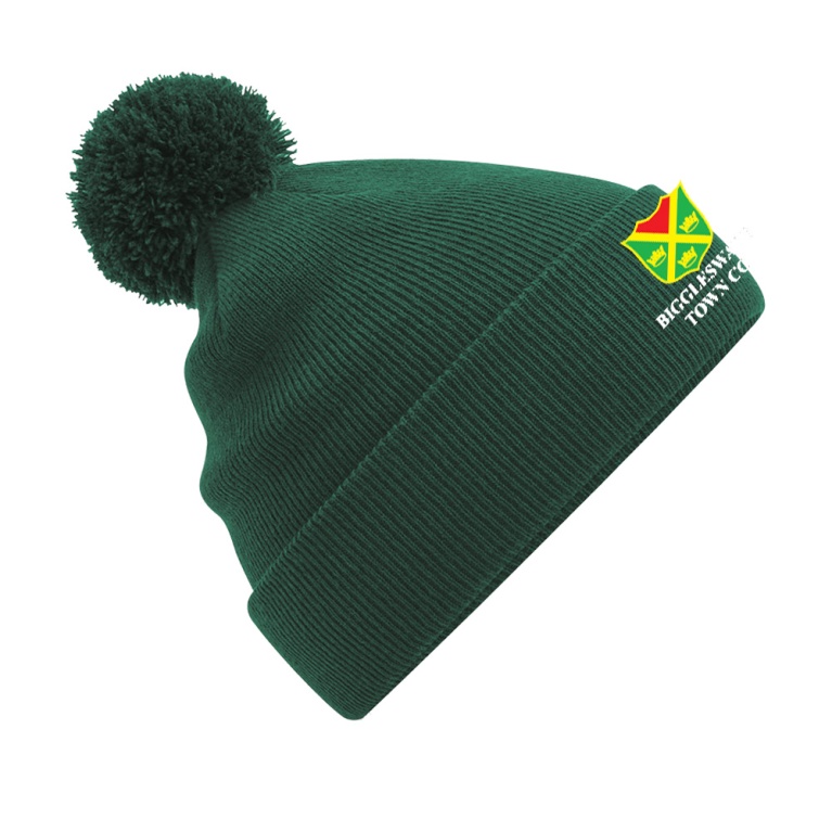 Bigglewade Town CC Original Pom Pom Beanie : Bottle