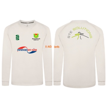 Biggleswade Town CC - Blast Long Sleeve Cricket Sweater