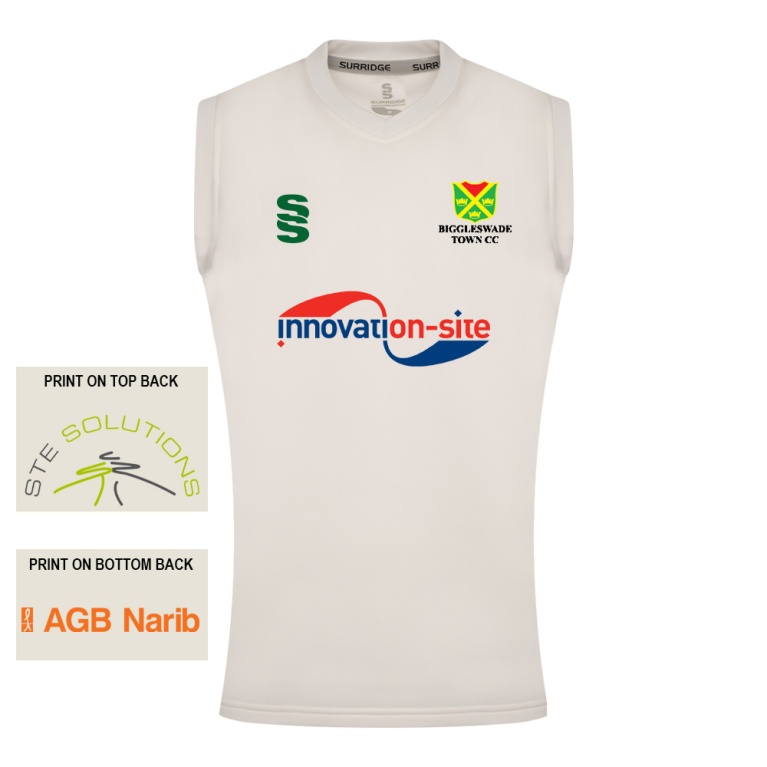 Biggleswade Town CC - Blast Sleeveless Women's Cricket Sweater