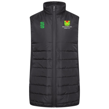 Bigglewade Town CC ACTIVE GILET - BLACK