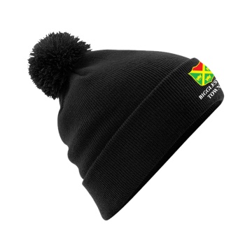 Bigglewade Town CC Original Pom Pom Beanie : Black