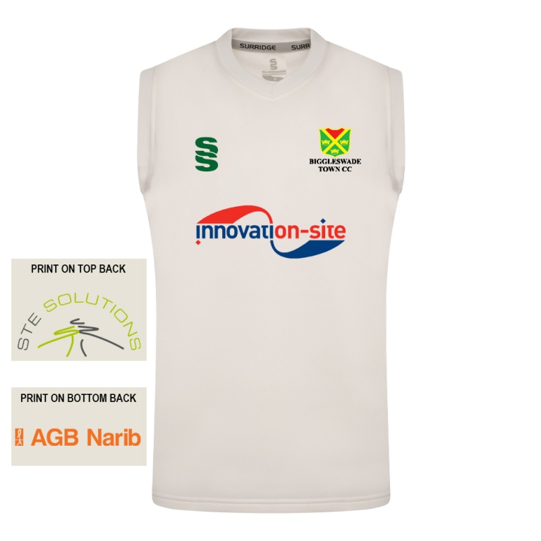 Biggleswade Town CC - Blast Sleeveless Cricket Sweater